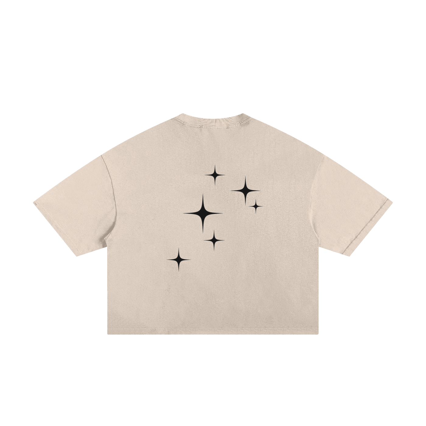 Céleste Noir Frayed T Shirt