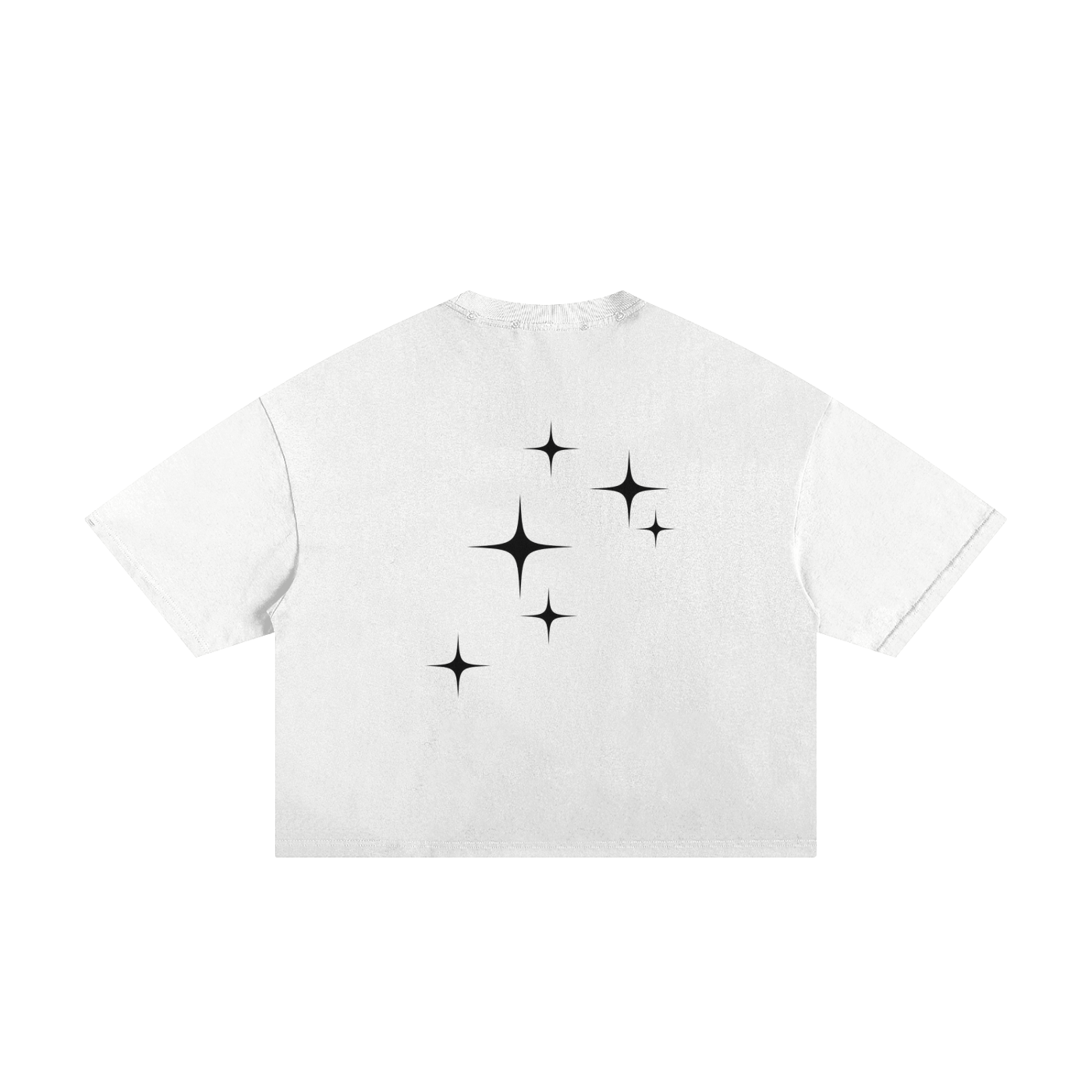 Céleste Noir Frayed T Shirt