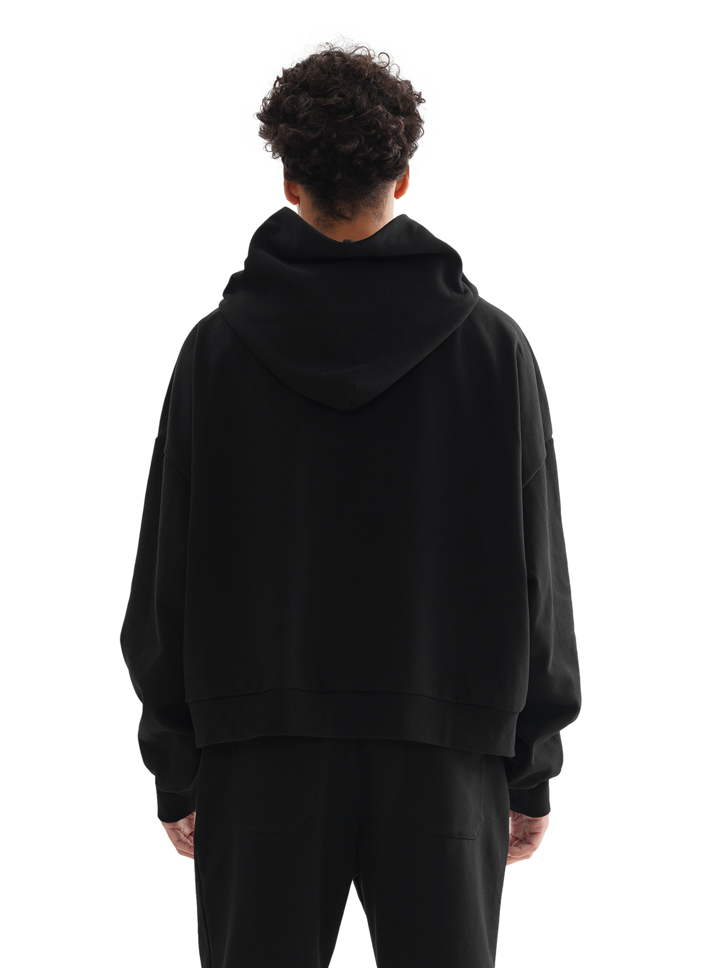 Céleste Noir Oversized Starry Hoodie
